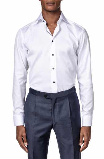 Eton Slim Fit Cotton Twill Dress Shirt