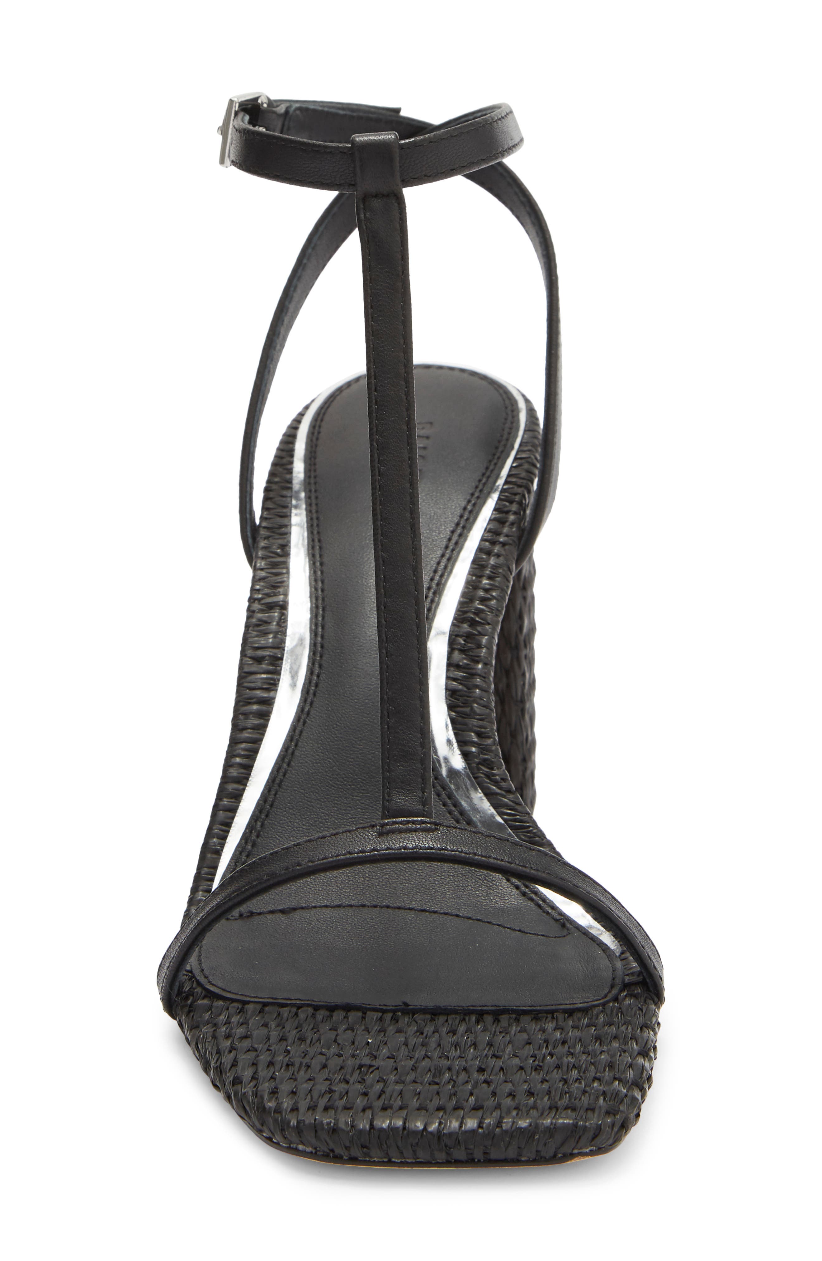 PAIGE Barrett Sandal, Alternate, color, Black