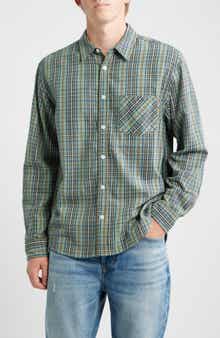 925 Originals Foreman Classic Fit Plaid Flannel Button-Up Shirt