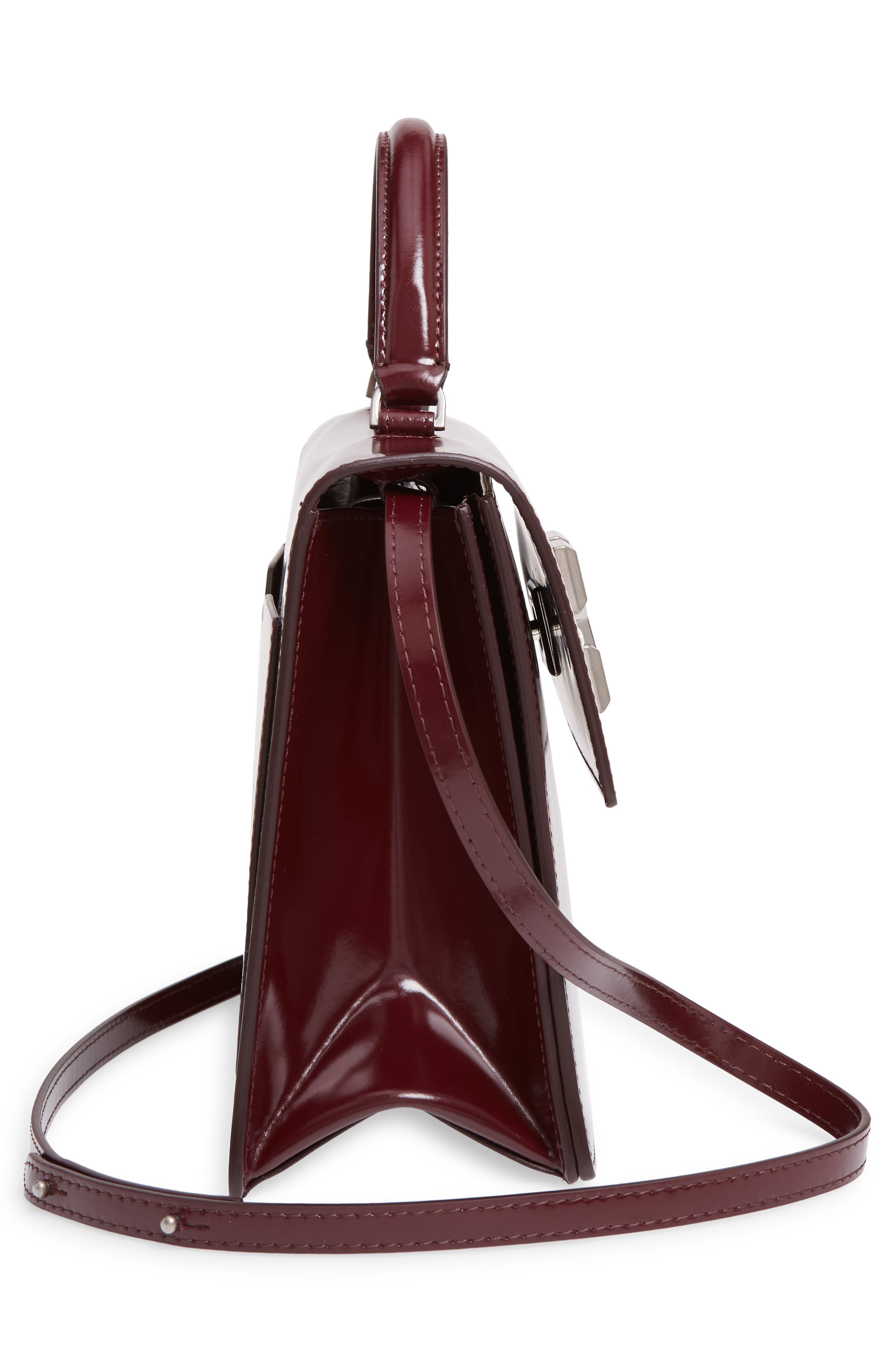 Off-White Jitney 2.8 Turn to Open Leather Bag, Alternate, color, 