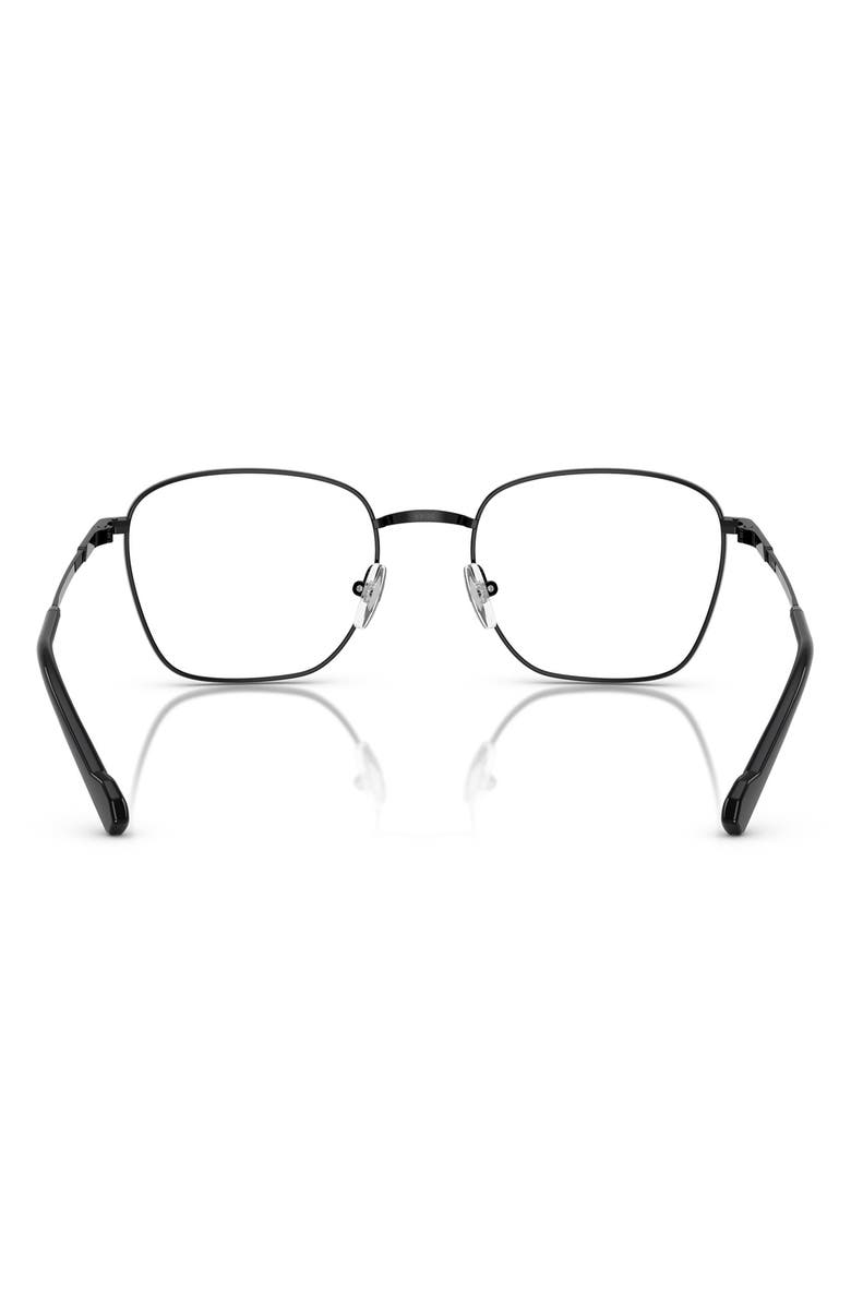 VOGUE 53mm Pillow Optical Glasses, Alternate, color, Black