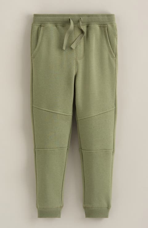 Kids' Drawstring Cotton Blend Joggers