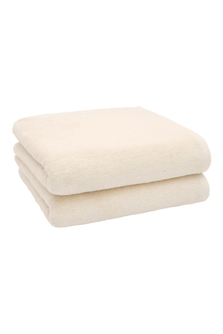 2-Pack Ediree Cotton Bath Towel Set, Main, color, BEIGE