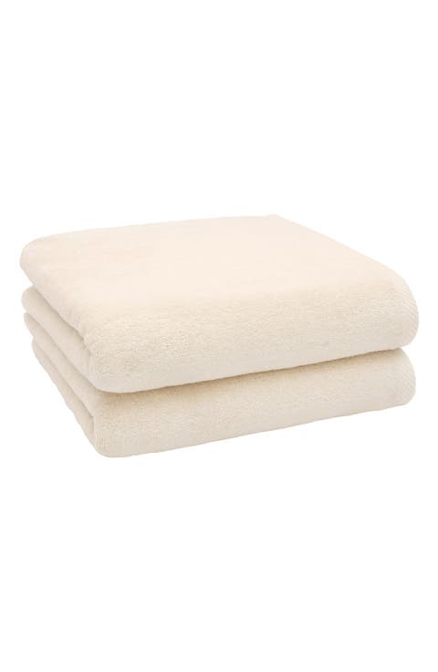 2-Pack Ediree Cotton Bath Towel Set
