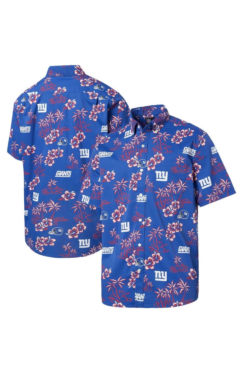 Reyn Spooner Men's Reyn Spooner Royal New York Giants Kekai Button-Up Shirt, Main, color, Royal