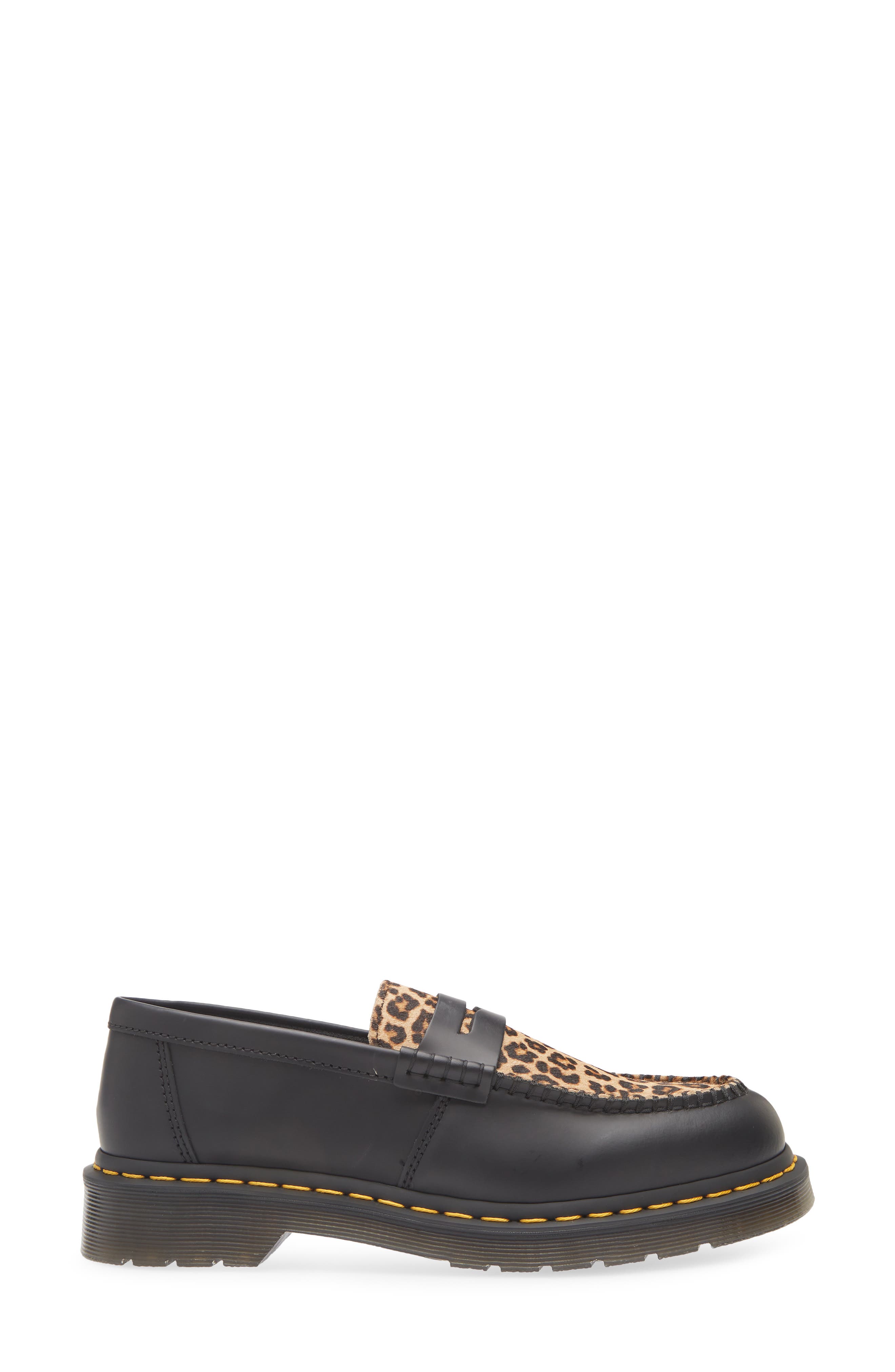 Dr. Martens Penton Loafer, Alternate, color, Black/Leopard