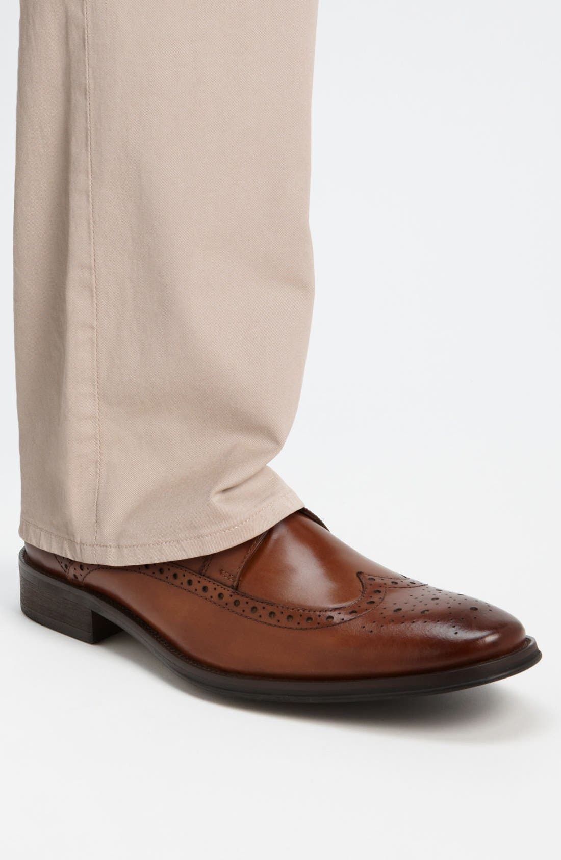 'Brownlie' Wingtip Oxford, Alternate, color, COGNAC