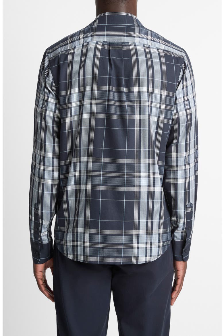Dunluce Plaid Button-Up Shirt, Alternate, color, COASTAL/ BLANCO