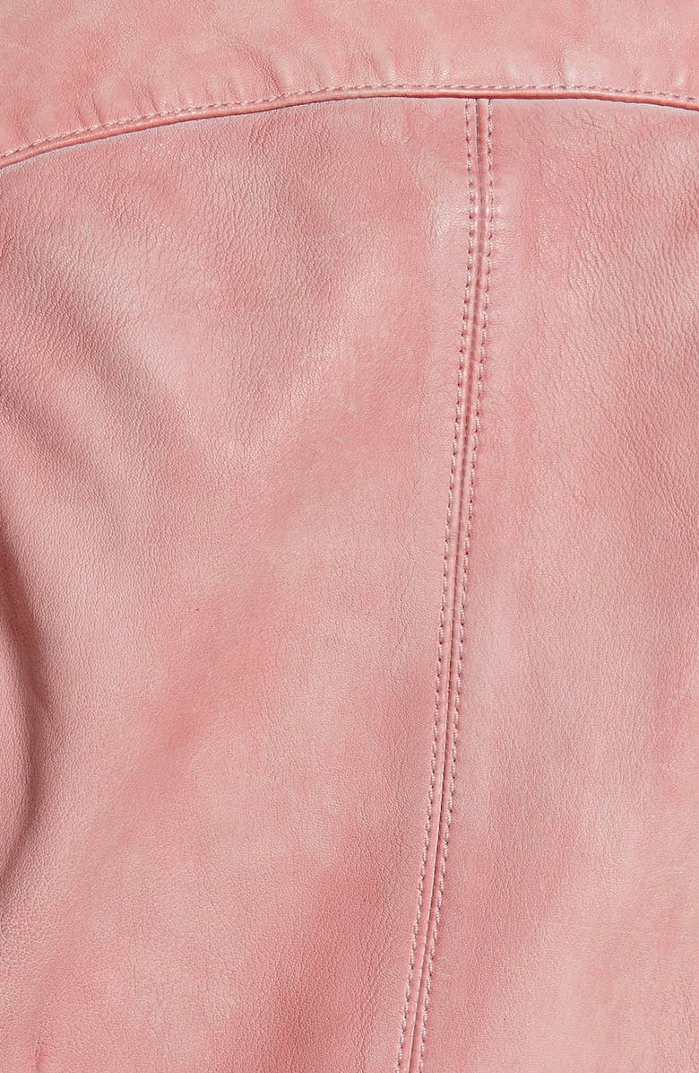 Free People Leather Moto Jacket, Alternate, color,