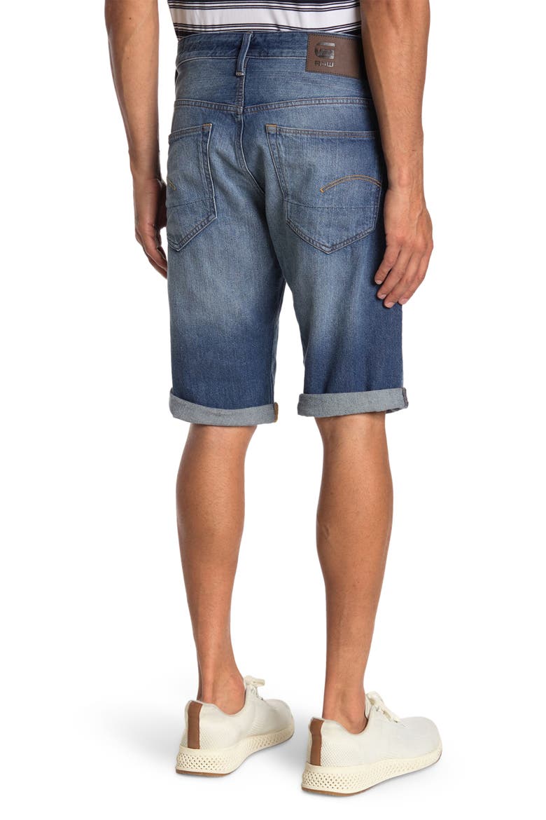 Slim Fit Denim Shorts, Alternate, color, MEDIUM AGED
