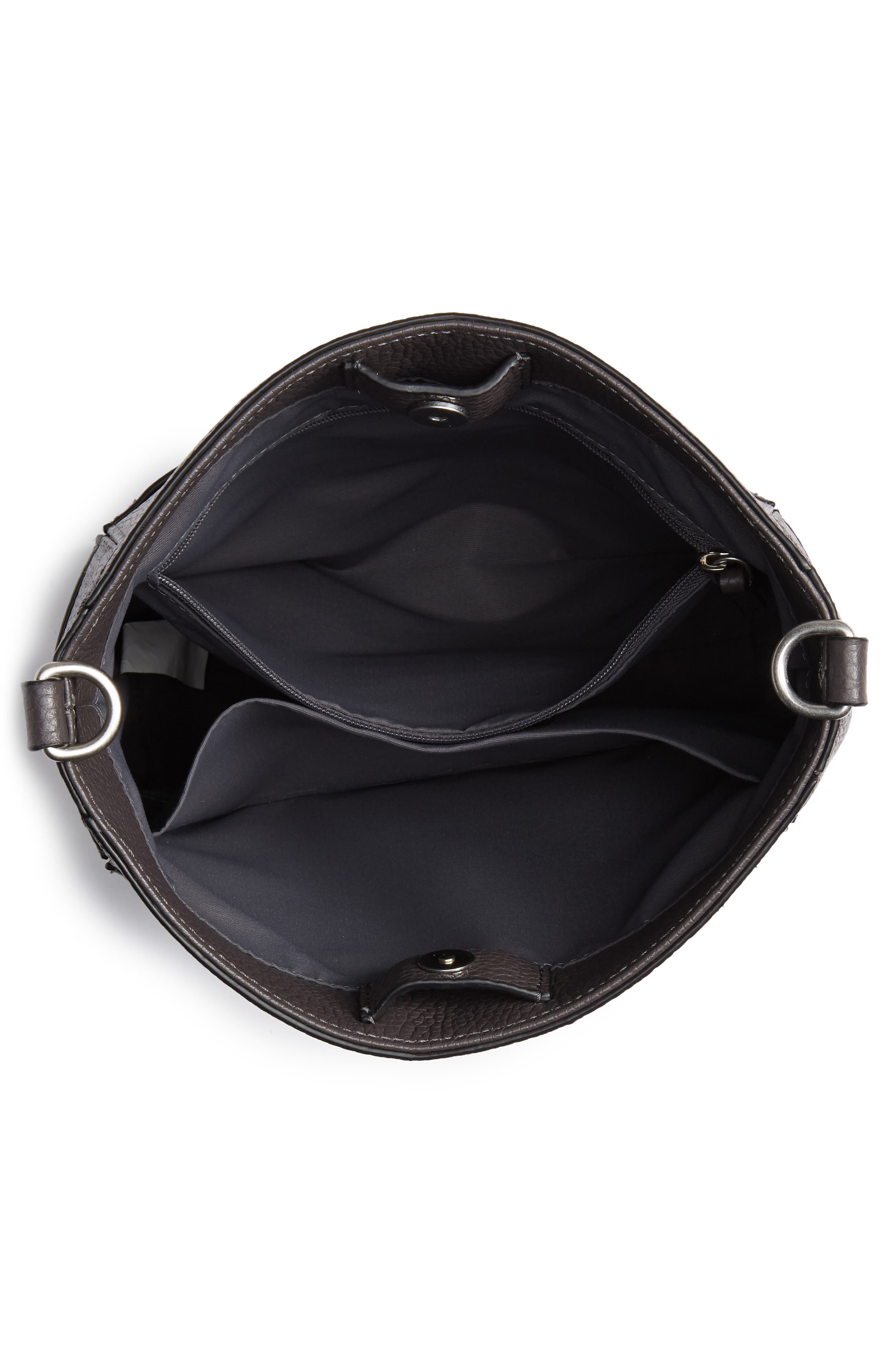 Mini Campbell Leather Crossbody Bag, Alternate, color, GREY MONUMENT