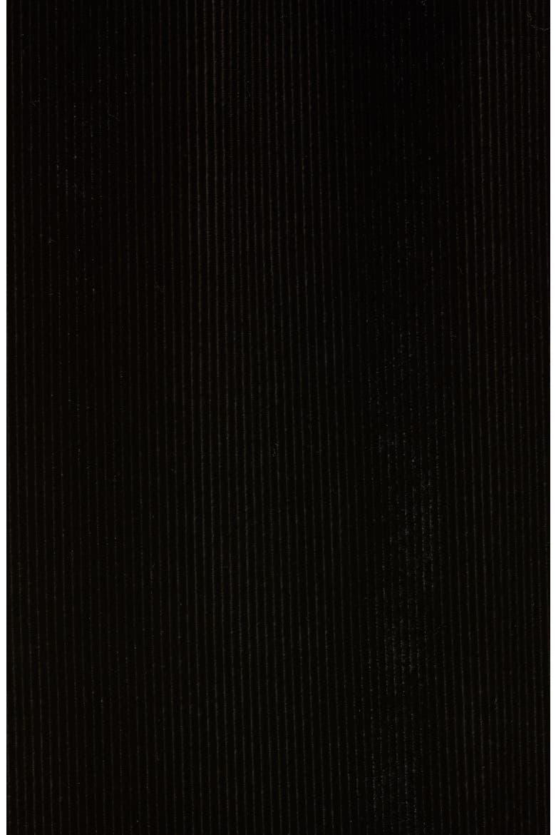 Sander Silk & Cotton Fluid Corduroy Shirt, Alternate, color, BLACK