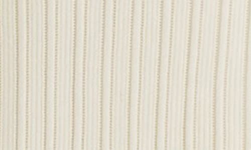 Madewell The Signature Knit Johnny Collar Sweater In Winter White