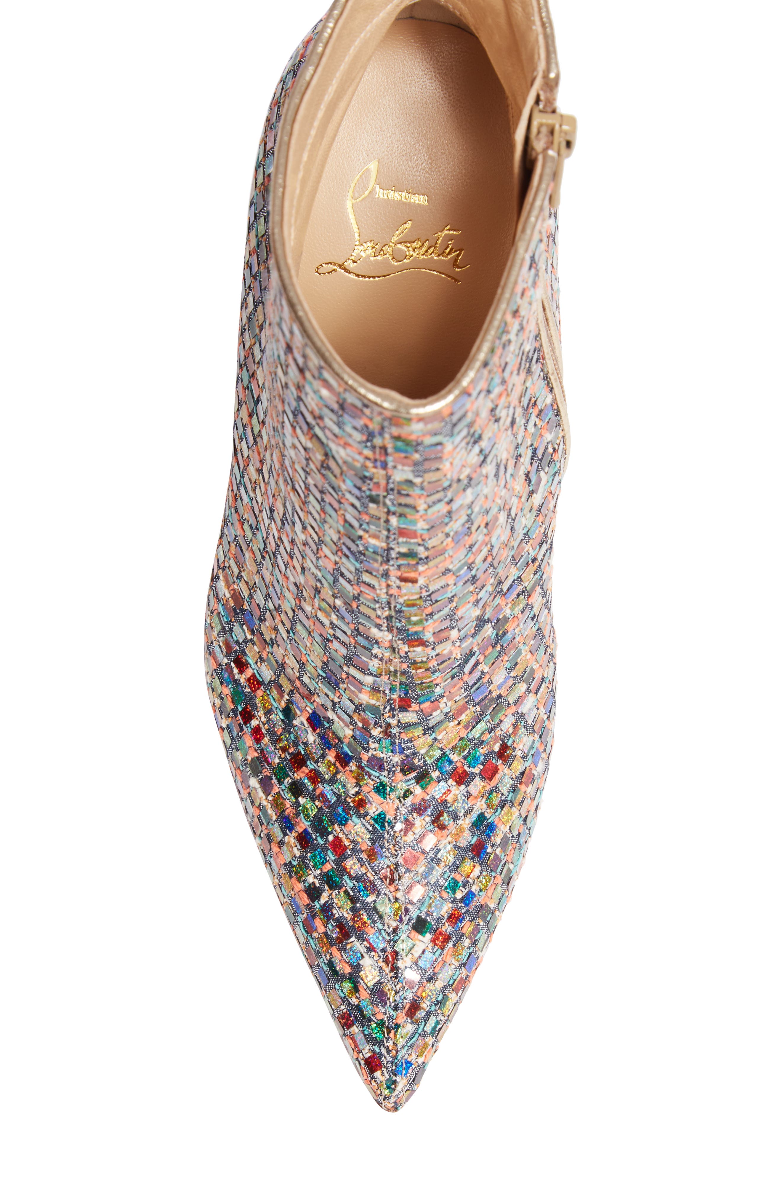 So Kate Mosaic Bootie, Alternate, color, BLUE MULTI