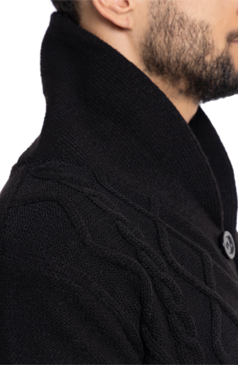 XRAY Cable Knit Button-Down Sweater, Alternate, color,