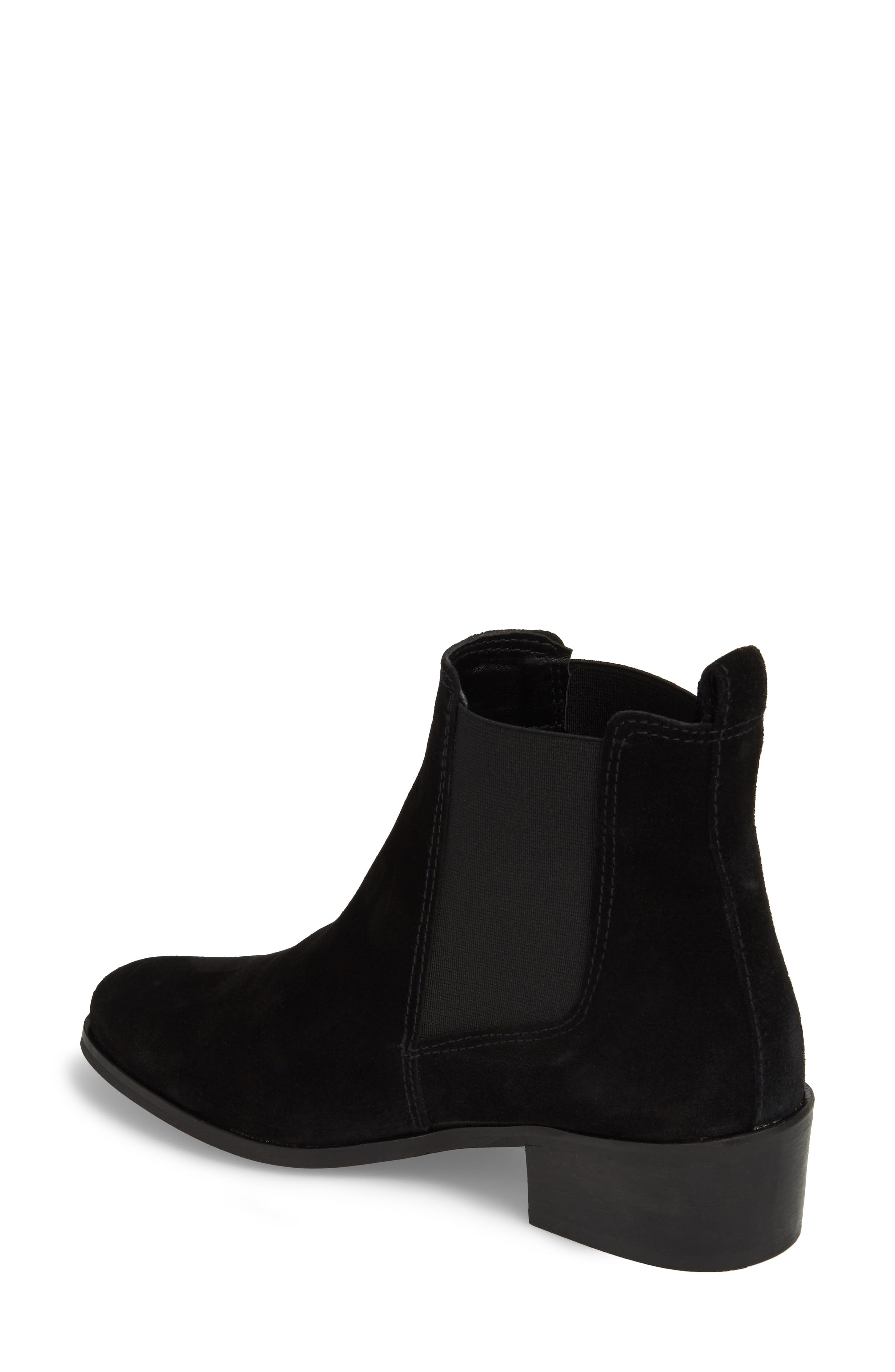 Dover Chelsea Boot, Alternate, color, BLACK SUEDE