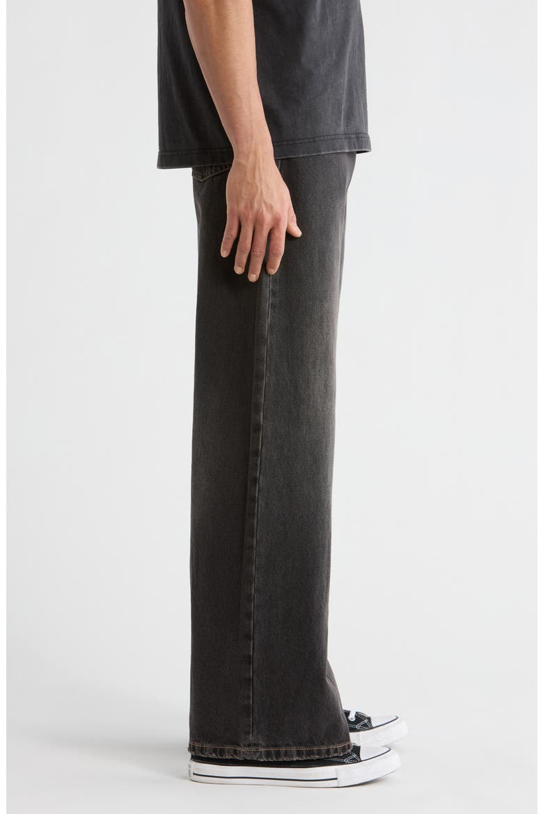 Cole Wide Leg Jeans, Alternate, color, BLACK