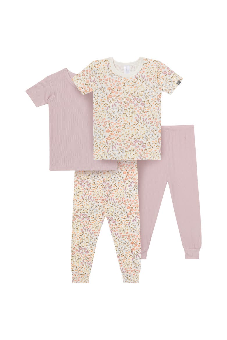 Snug Fitting Pajama Sets, Main, color, Floral Garden