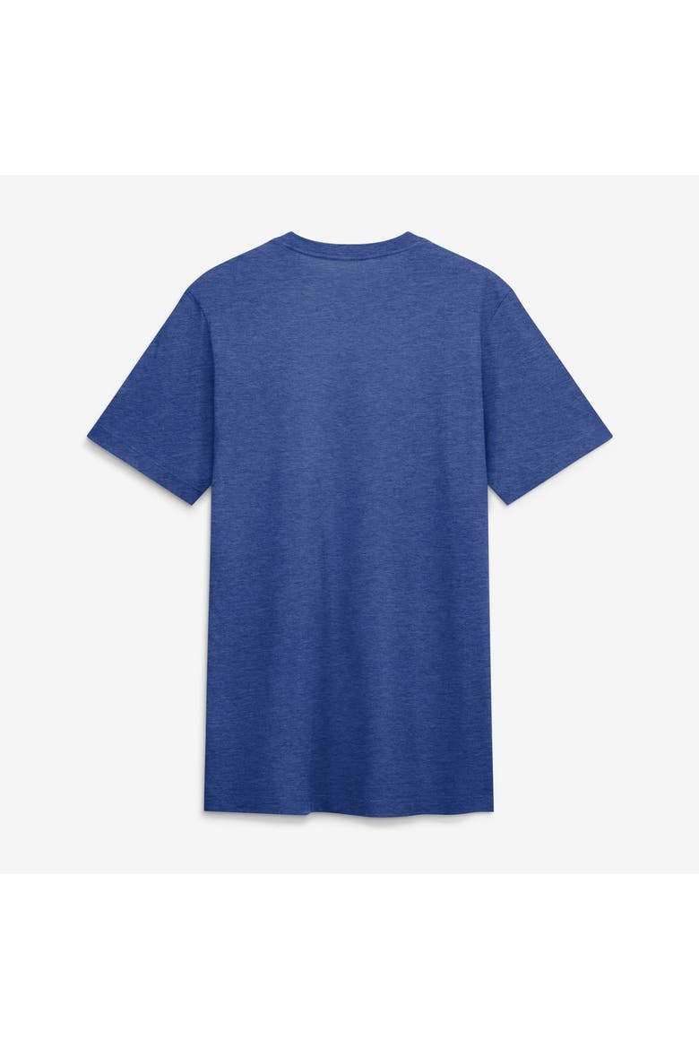 Men's Nike Heather Royal Kansas City Royals Cooperstown Logo Tri-Blend T-Shirt, Alternate, color, Heather Royal