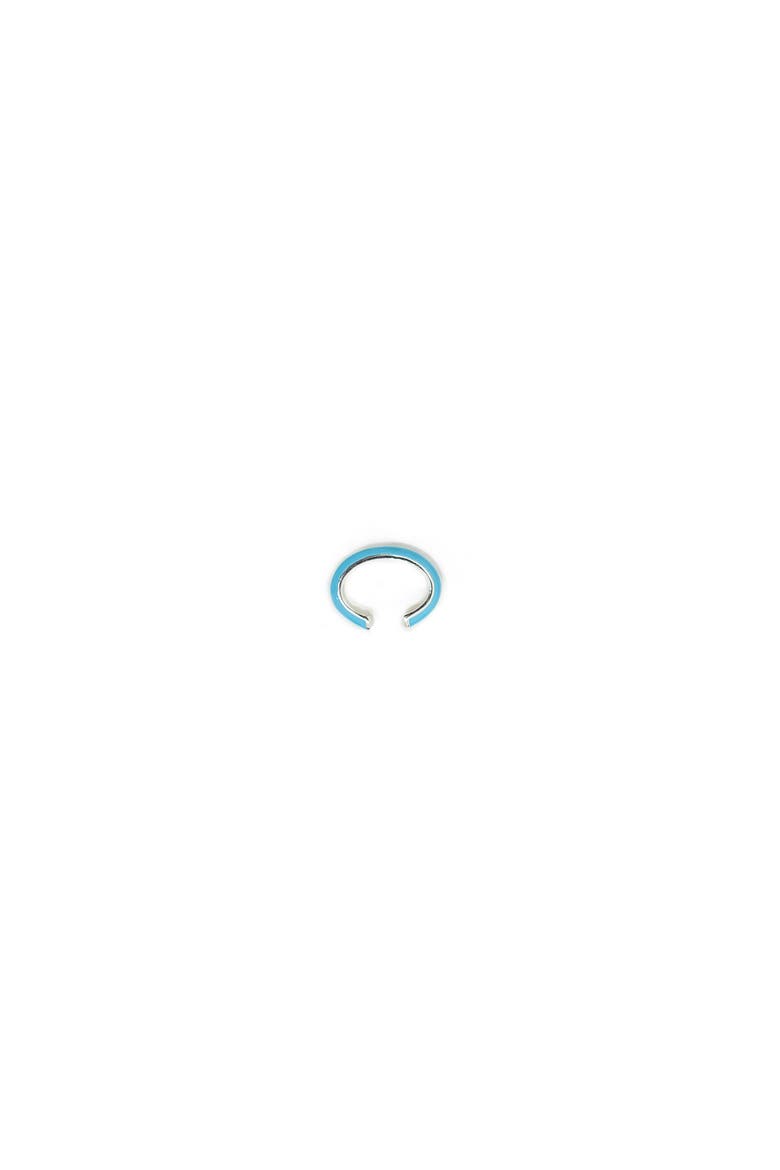 The Enamel Stacking Ear Cuff, Main, color, Cloudless Sky Blue