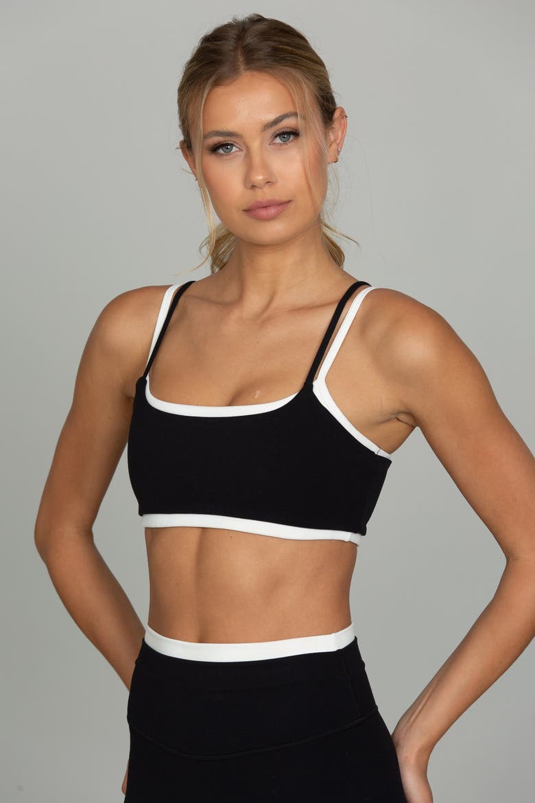 Double Layer StrydeForm Bra, Alternate, color, Black