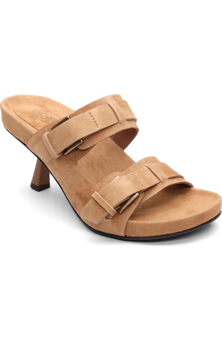 Ash Jakarta Genuine Calf Hair Slide Sandal, Main, color, Moka Mou