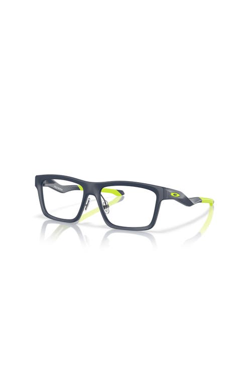 Oakley 50mm Rectangle Optical Glasses In Blue