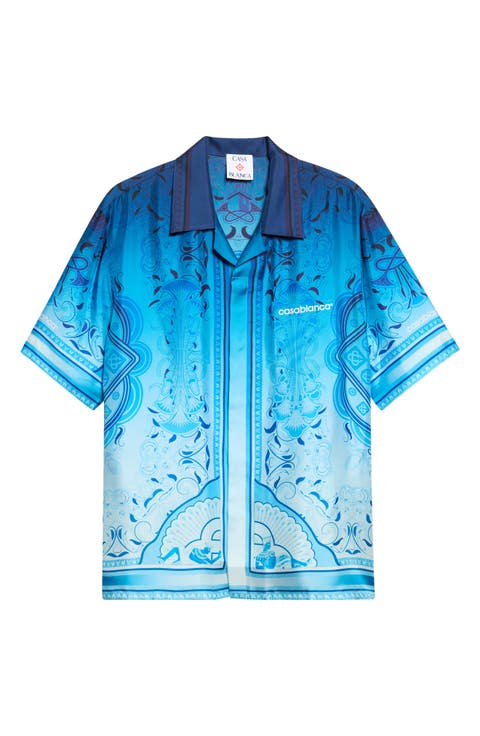 Egyptian Rug Silk Camp Shirt