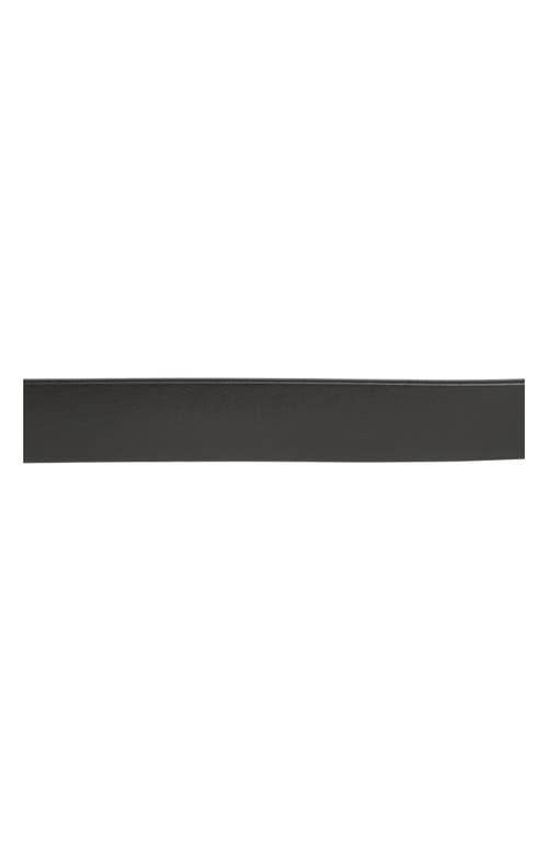 Valentino By Mario Valentino Giusy Logo Baby Buckle Belt In Black