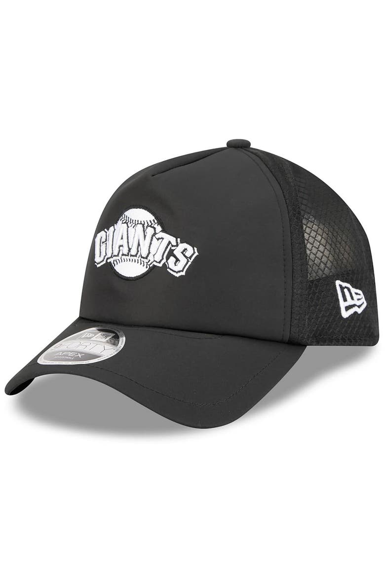 Men's New Era Black San Francisco Giants 2026 Batting Practice Alternate Apex 9FORTY Adjustable Hat, Main, color, Black