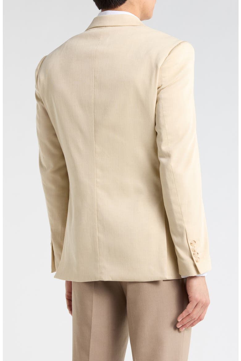 Slim Fit Cotton Blend Sport Coat, Alternate, color, TAN