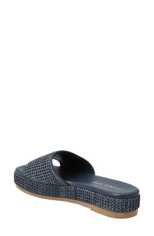 Jack Rogers Bay Flatform Sandal In Midnight