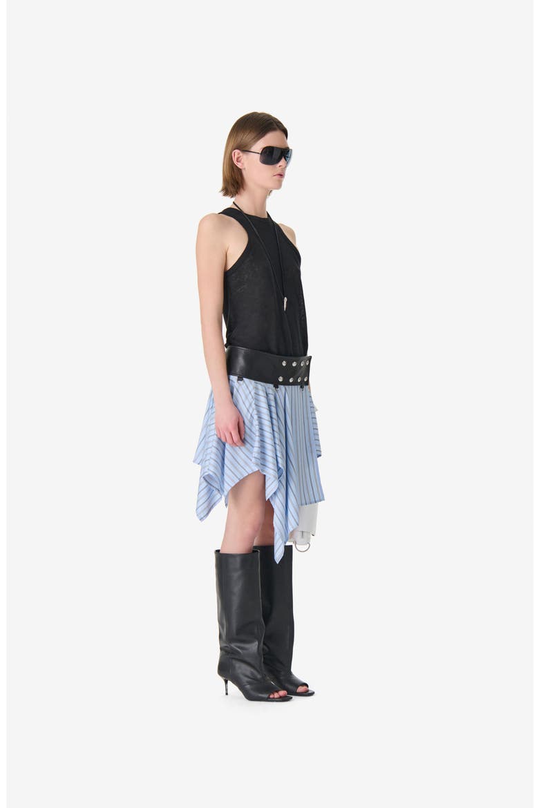 Umby Skirt, Alternate, color, BLUE LEFT BANK STRIPE