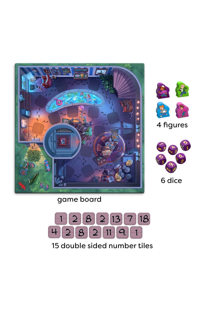 HABA Secret Code 13+4 Math Game for Kids 8-12, Alternate, color, Multi