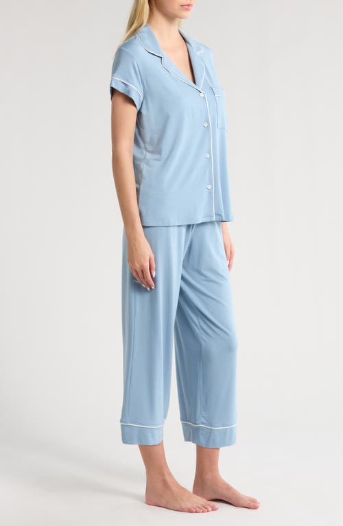 Eberjey Gisele Short Sleeve Cropped Pajamas