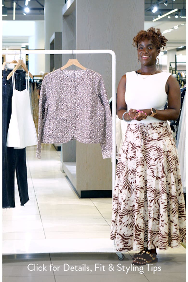 Rowan Cropped Cotton Jacket video