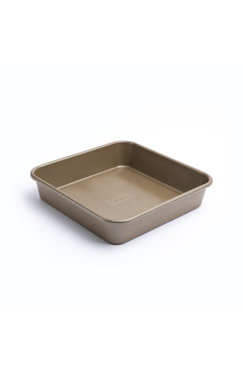 CUISIPRO 9.5 x 2-Inch Square Steel Nonstick Baking and Cake Pan, Main, color, Brown