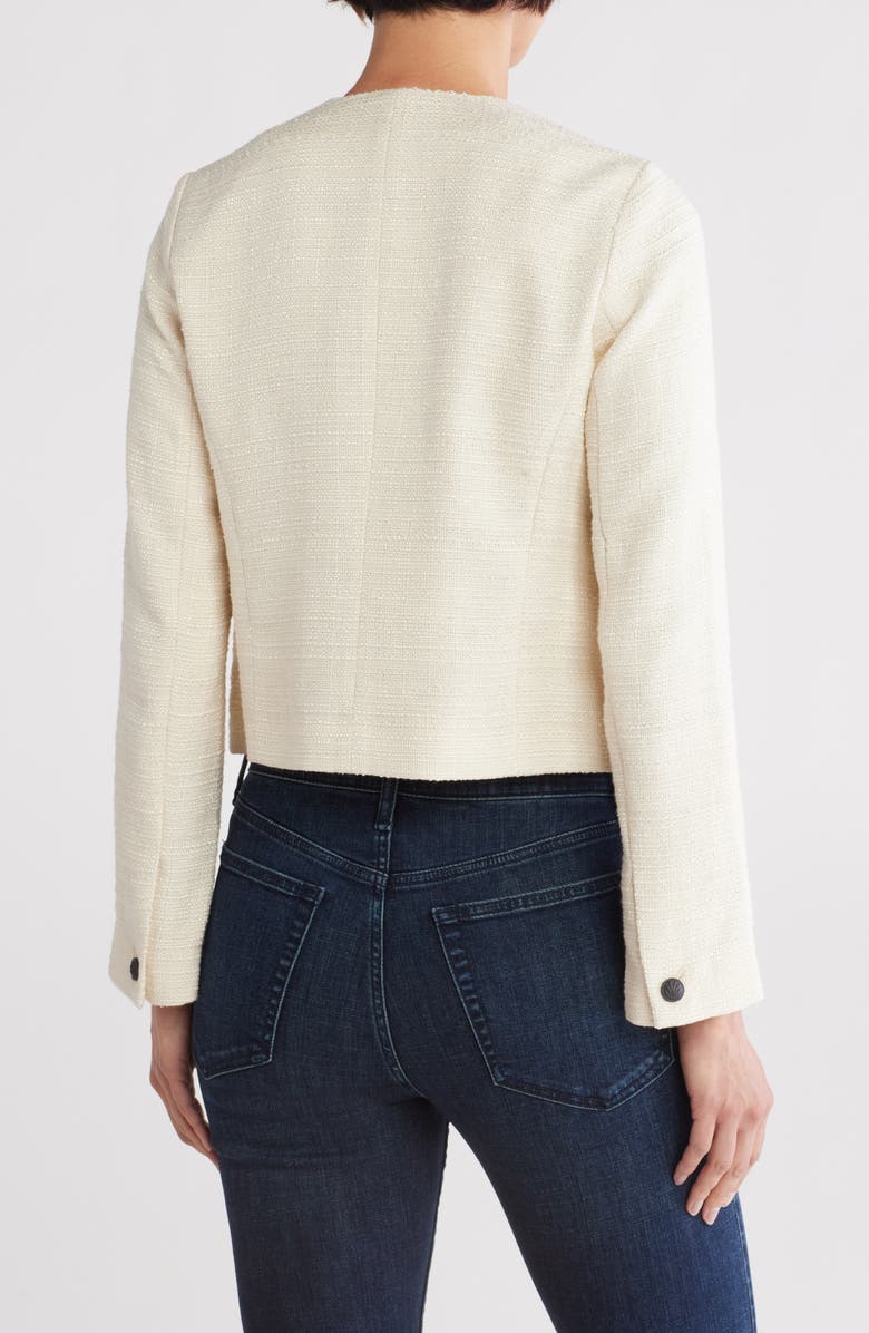 rag & bone Amaya Crop Jacket, Alternate, color, Ivory