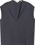 Vince V-Neck Cap Sleeve Top