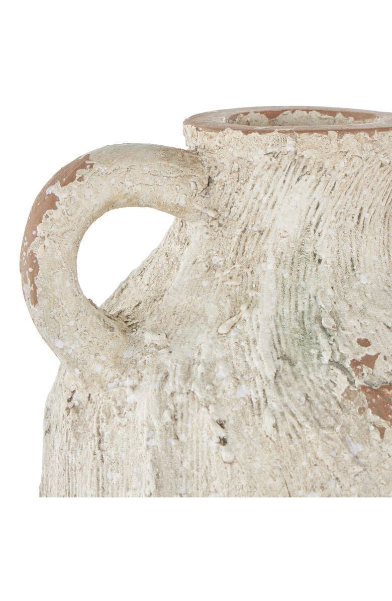 GINGER BIRCH STUDIO Textured Tall Vase, Alternate, color, Cream