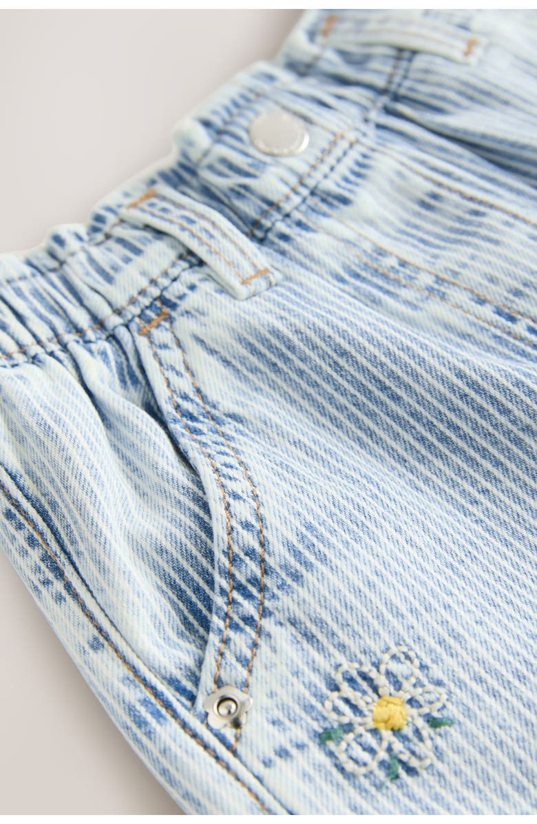 NEXT Kids' Stripe Embroidery Jeans, Alternate, color,