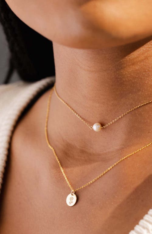 Made By Mary June Birth Flower Necklace