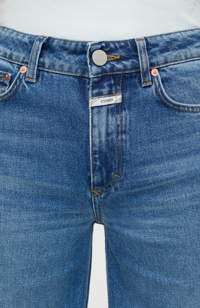 Closed Glow Up Wide Leg Jeans, Alternate, color, Mid Blue