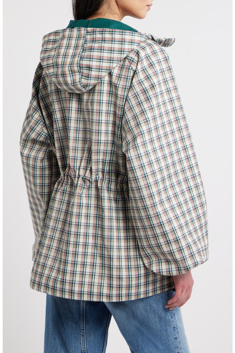 Liu Check Raincoat, Alternate, color, MULTI