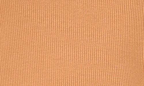Halogen ® Fitted Ribbed Tank Top In Sugar Camel