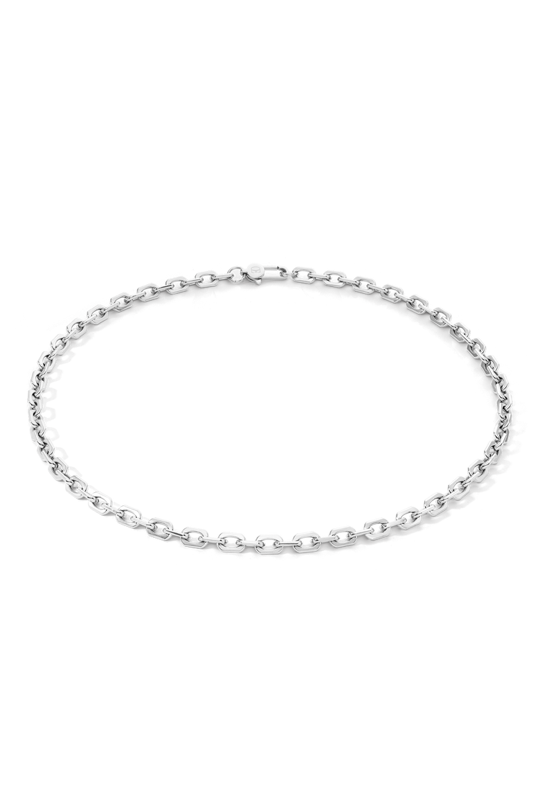Necklace Link Chain Silver, Main, color, Silver