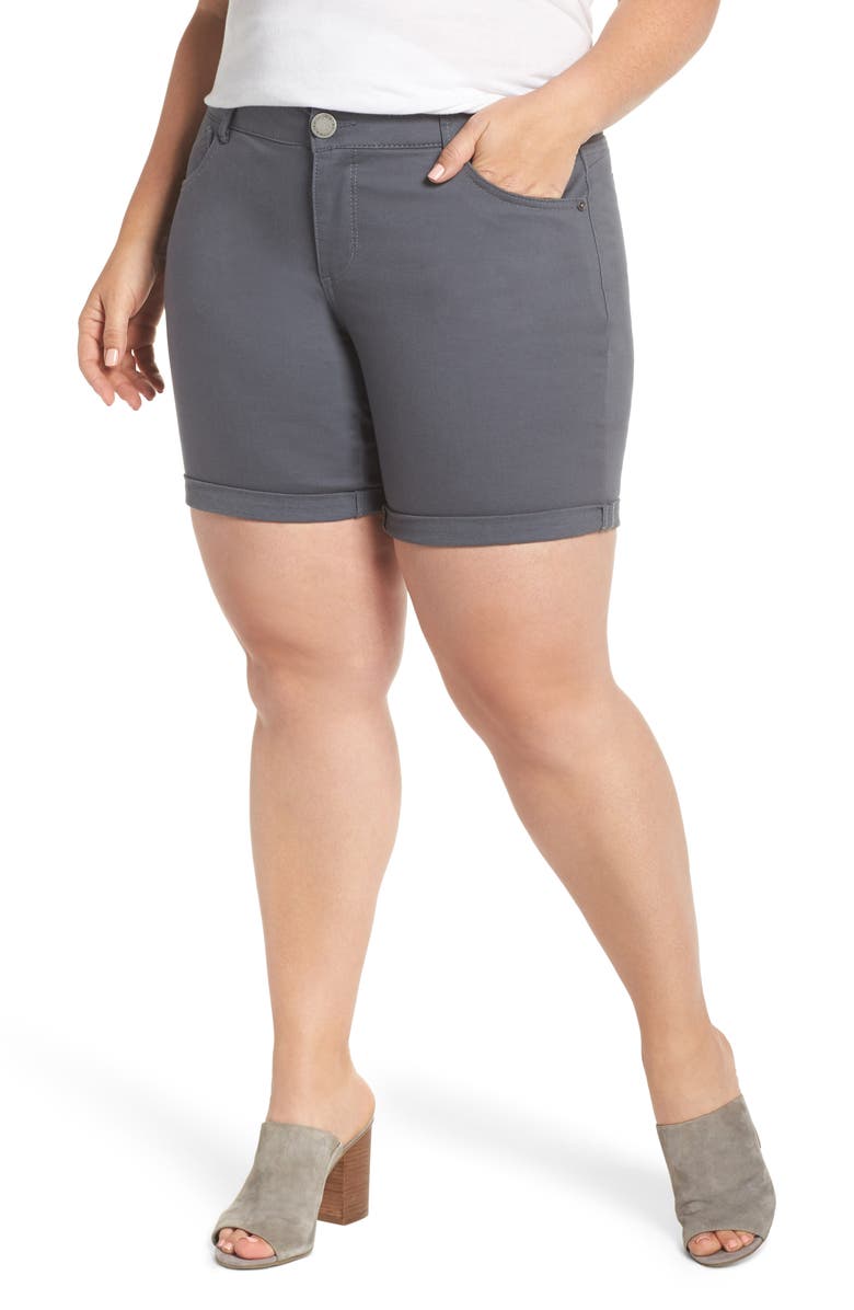 Wit & Wisdom 'Ab'Solution Stretch Cotton Shorts, Main, color,