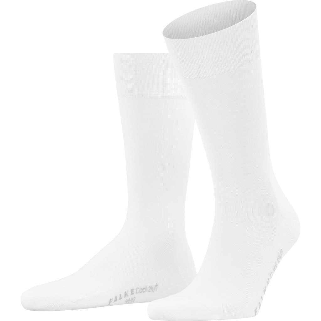 Falke Cool 24/7 Cooling Dress Socks In White