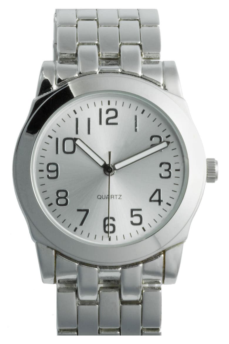 Classic Analog Watch, Main, color, SILVER