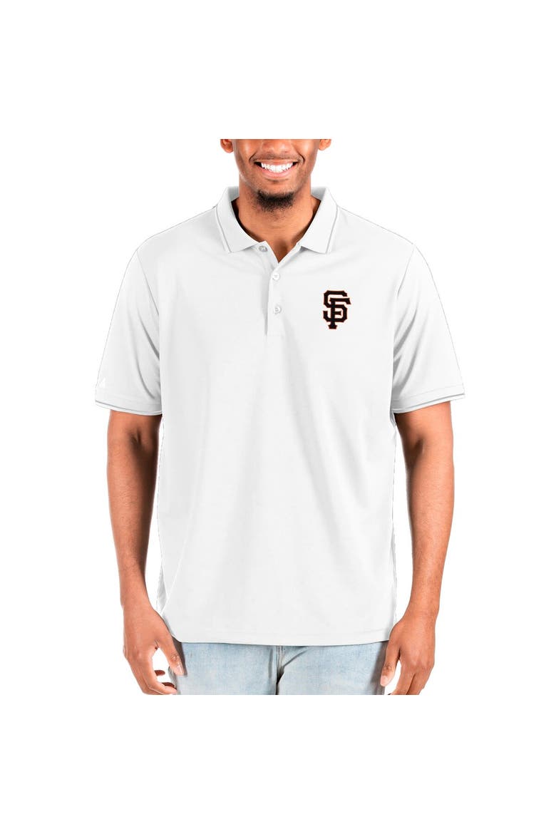Men's Antigua White San Francisco Giants Big & Tall Affluent Polo, Main, color, White